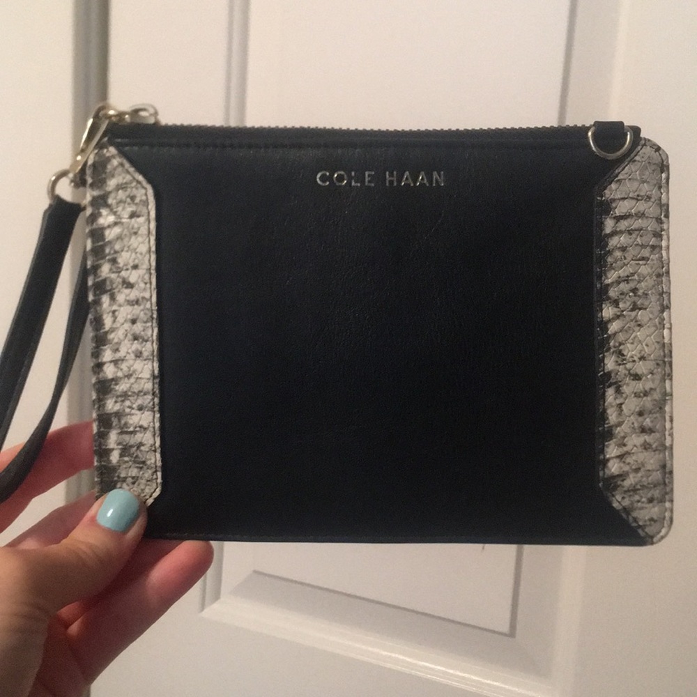 Cole Haan 100% Genuine Leather Clutch